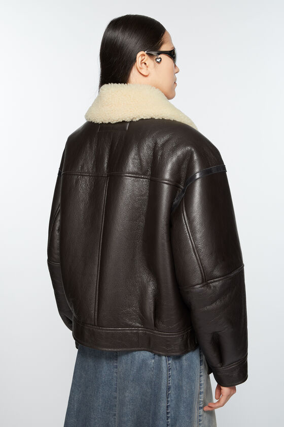 (image for) Amazing Leather shearling jacket